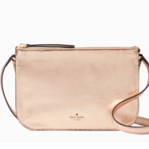 kate spade Handbags - KATE SPADE Holiday Lane Val Crossbody Bag in Rose Gold